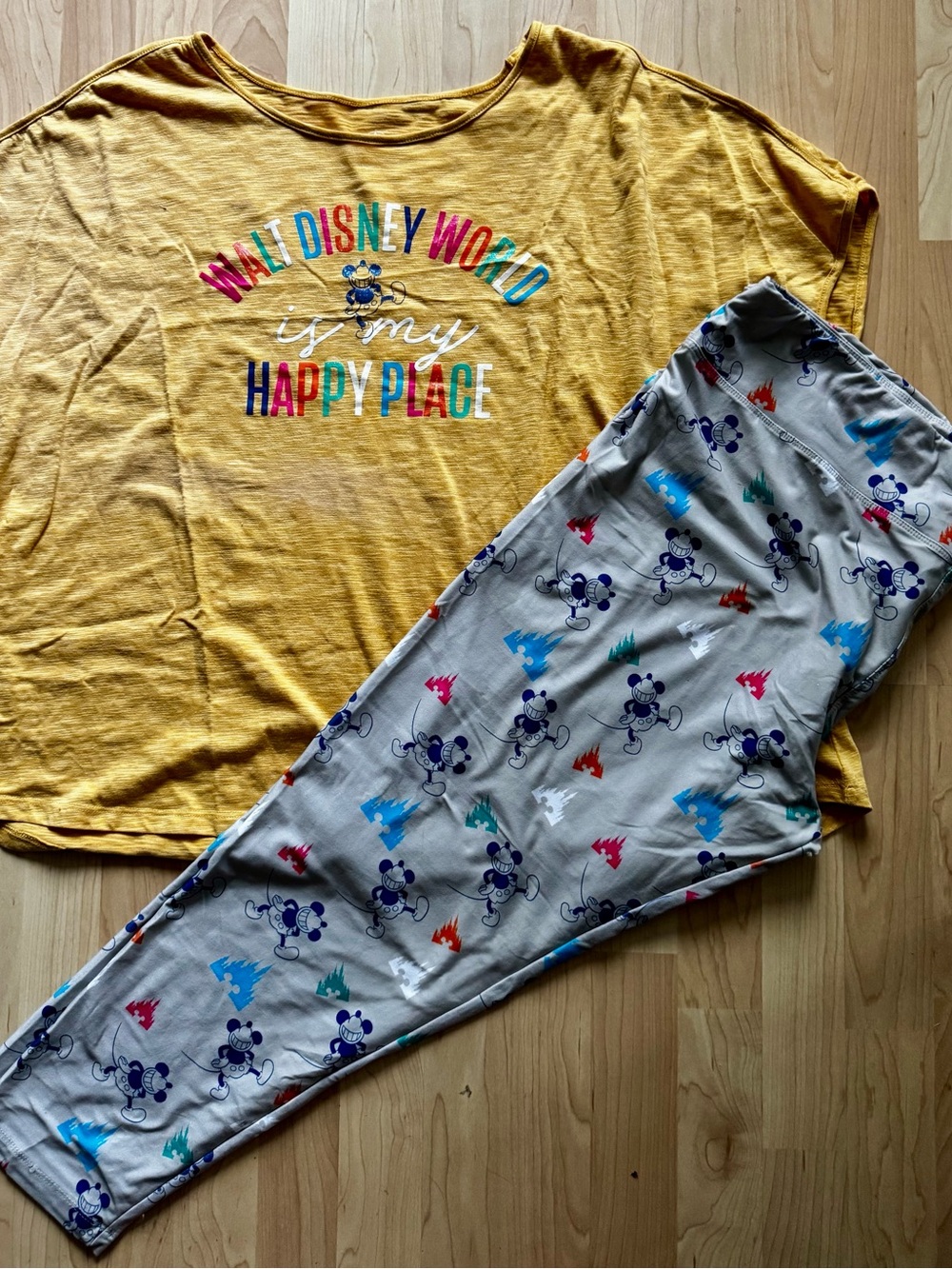 'Walt Disney World' women’s matching outfit.  Very cute and comfortable.